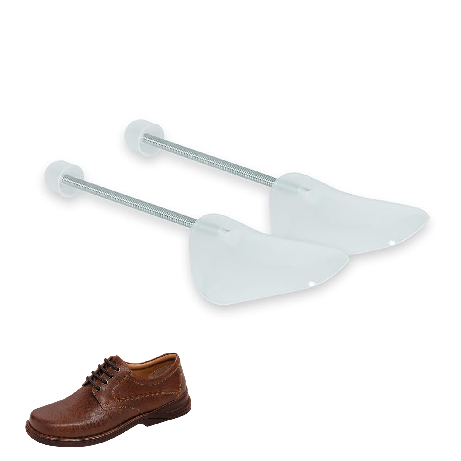 Plastic Shoe Tree – 1x - 10x Pairs Adjustable Shoe Stretcher & Shaper for Men’s and Women’s Shoes 10 Pair Plastic shoe tree - Tophatter Daily Deals