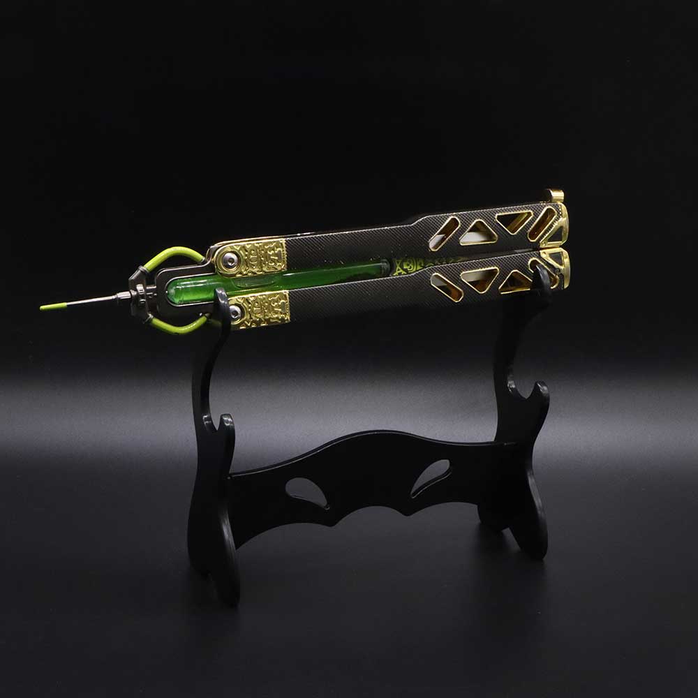 2-Layer Plastic Dagger Balisong Small Swords Display Stand 3 In 1 Pack - Tophatter Daily Deals