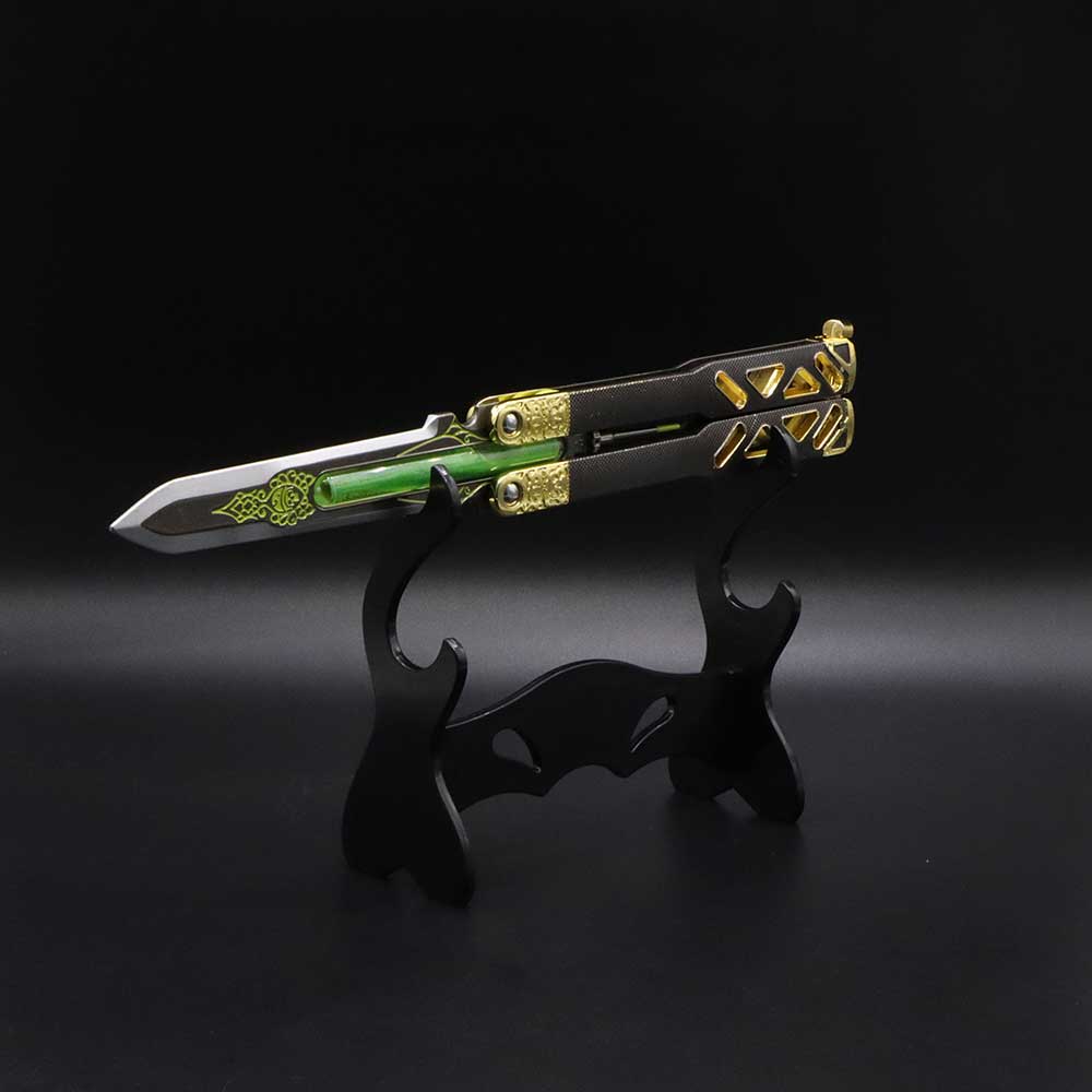 2-Layer Plastic Dagger Balisong Small Swords Display Stand 3 In 1 Pack - Tophatter Daily Deals