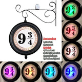 Hanging Night Light - Harry Potter 9 3/4 Night Hanging Wall Lamp Light Garden Decoration Kids Gift UK Festive & Franchise - Tophatter Daily Deals