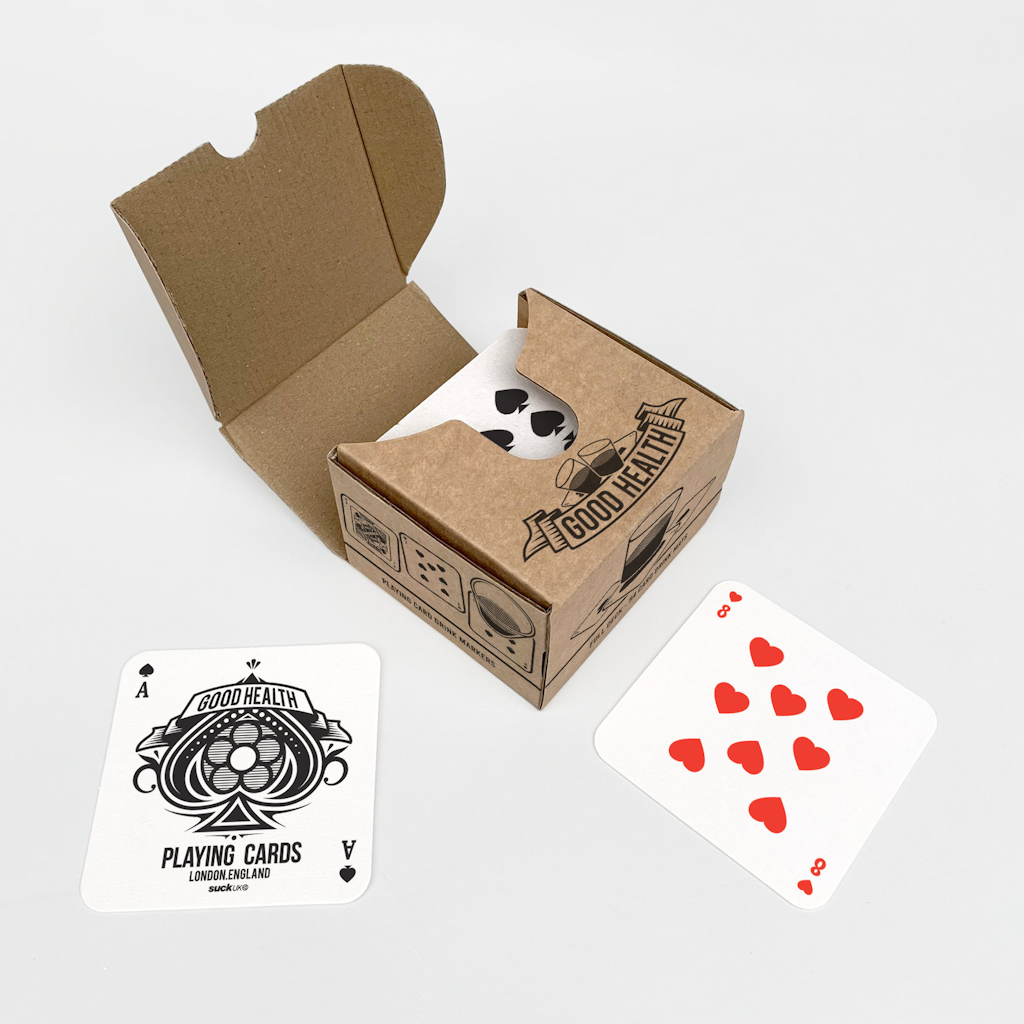 Playing Card Drink Mats Party Gadgets - Tophatter Daily Deals