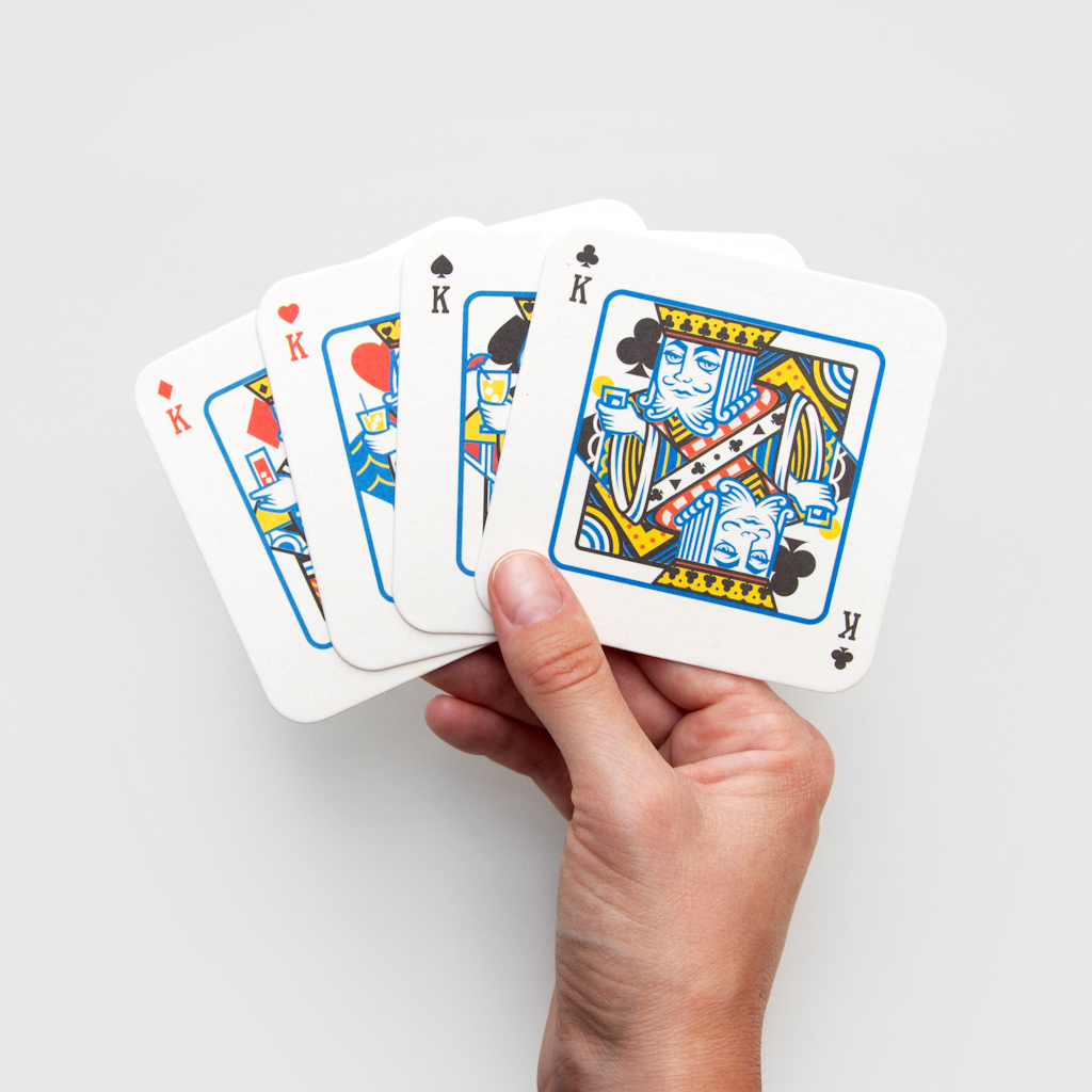 Playing Card Drink Mats Party Gadgets - Tophatter Daily Deals