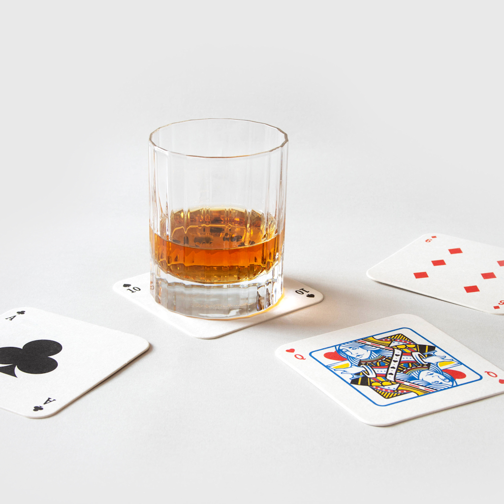 Playing Card Drink Mats Party Gadgets - Tophatter Daily Deals
