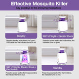 Plug-in Mosquito Zapper Max 10 with 3 Modes Pest Control - Tophatter Daily Deals