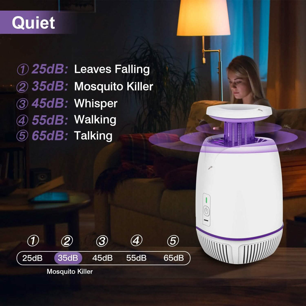 Plug-in Mosquito Zapper Max 10 with 3 Modes Pest Control - Tophatter Daily Deals