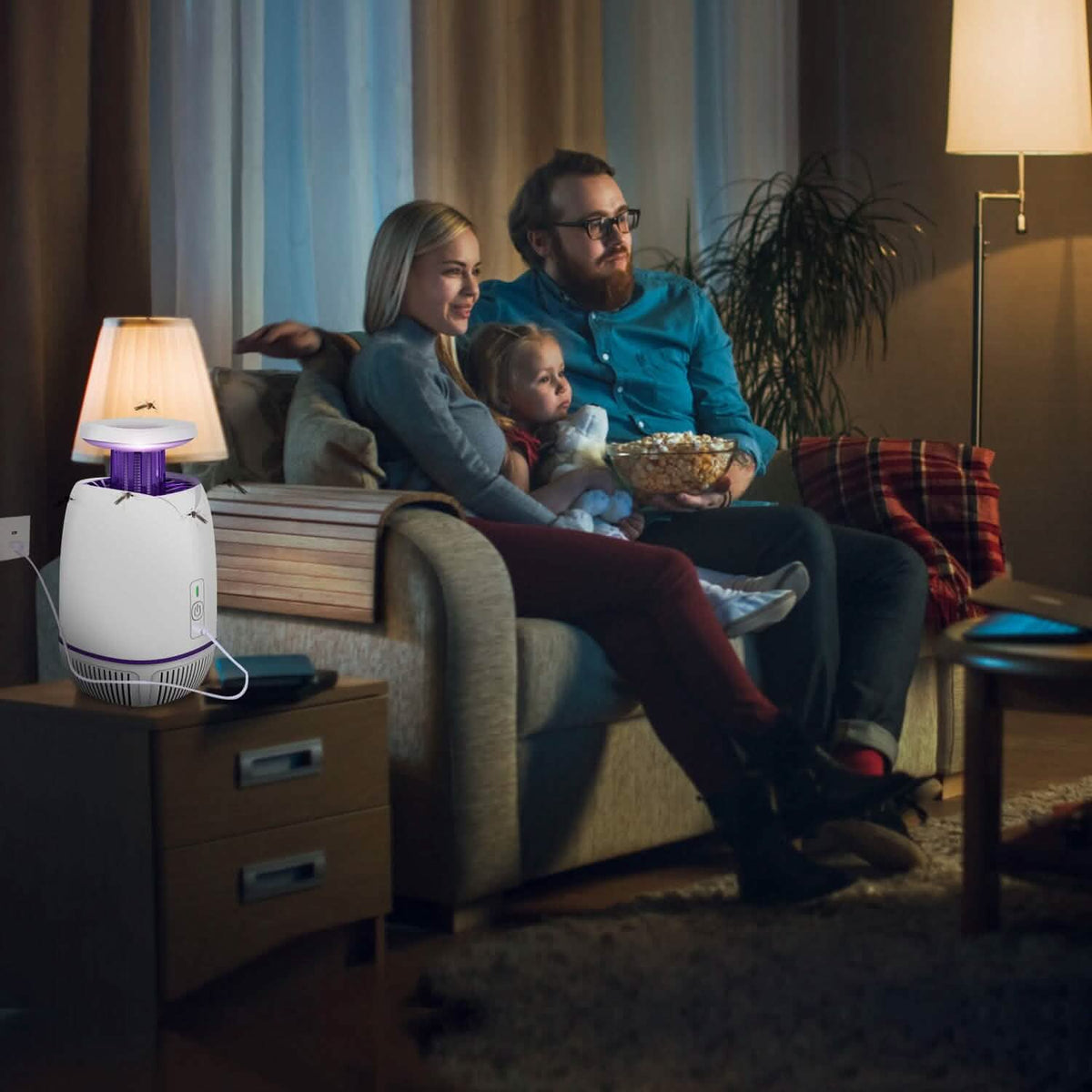 Plug-in Mosquito Zapper Max 10 with 3 Modes Pest Control - Tophatter Daily Deals