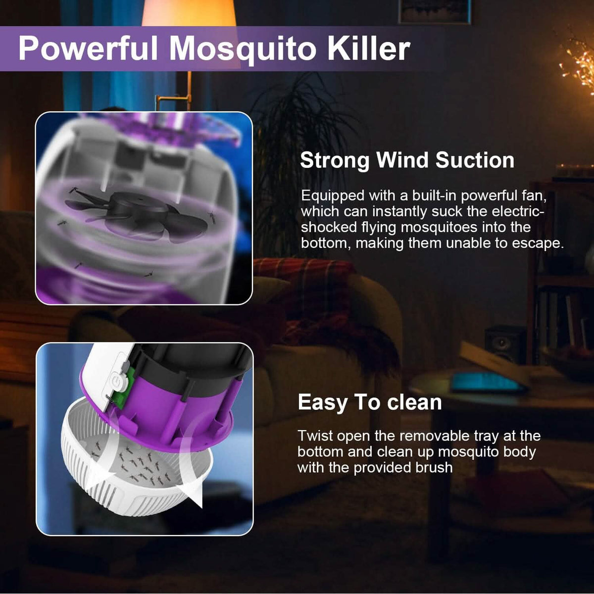 Plug-in Mosquito Zapper Max 10 with 3 Modes Pest Control - Tophatter Daily Deals