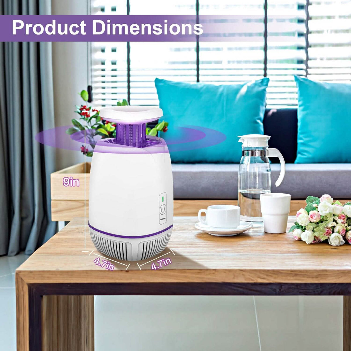 Plug-in Mosquito Zapper Max 10 with 3 Modes Pest Control - Tophatter Daily Deals