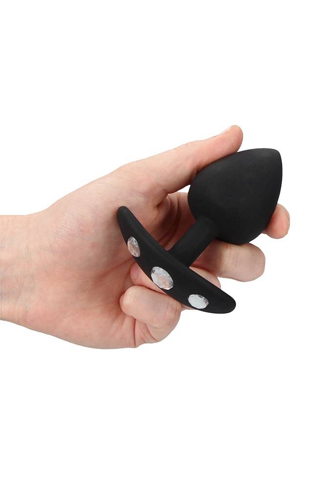 Ouch by Shots Toys - Diamond Butt Plug With Handle - Black - Assorted Sex Toy - Tophatter Daily Deals