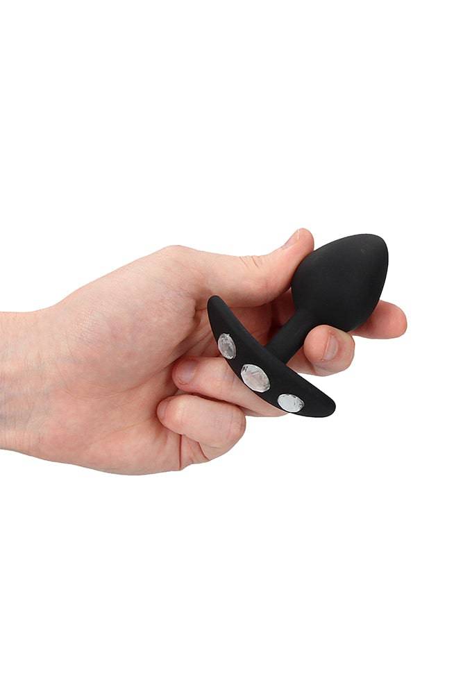 Ouch by Shots Toys - Diamond Butt Plug With Handle - Black - Assorted Sex Toy - Tophatter Daily Deals