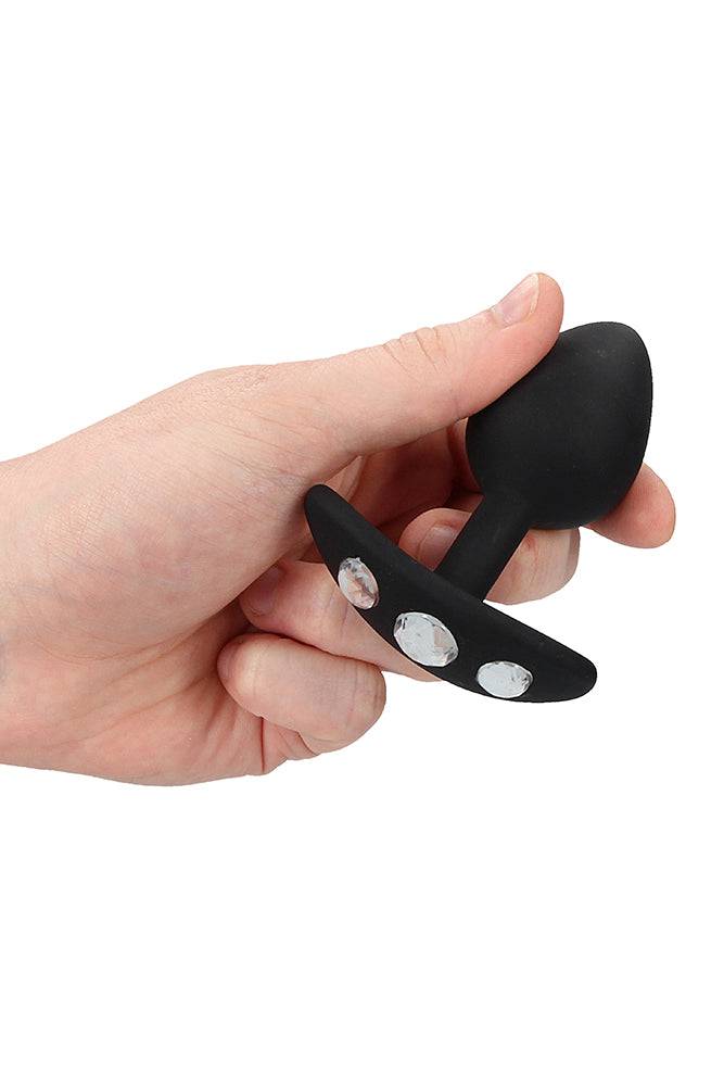 Ouch by Shots Toys - Diamond Butt Plug With Handle - Black - Assorted Sex Toy - Tophatter Daily Deals