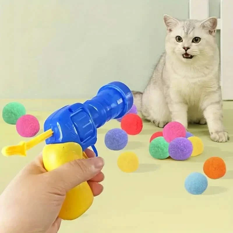 Plush Ball Shooting Gun Pet Supplies - Tophatter Daily Deals