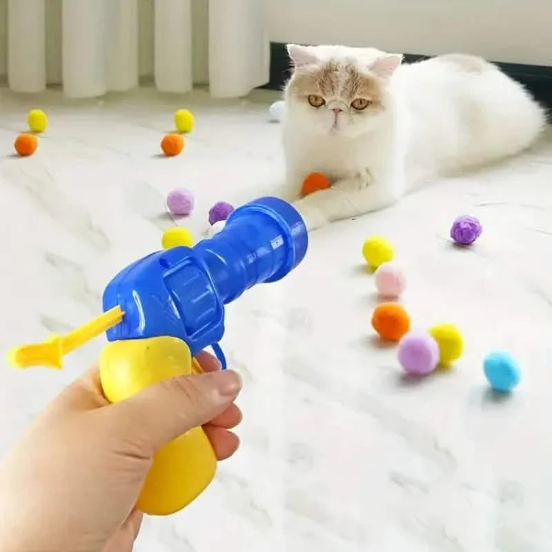 Plush Ball Shooting Gun Pet Supplies - Tophatter Daily Deals