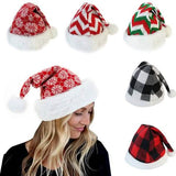 Plush Knitted Christmas Hat Seasonal Decor - Tophatter Daily Deals