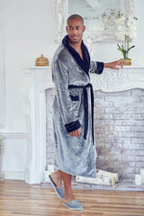 Cozy Mens Plush Robes – Built for Comfort, Designed to Last Everything Else - Tophatter Daily Deals