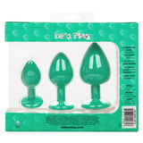 Cheeky Gems Three-Piece Set – Graduated Anal Plugs Set > Anal Range > Butt Plug Kits - Tophatter Daily Deals