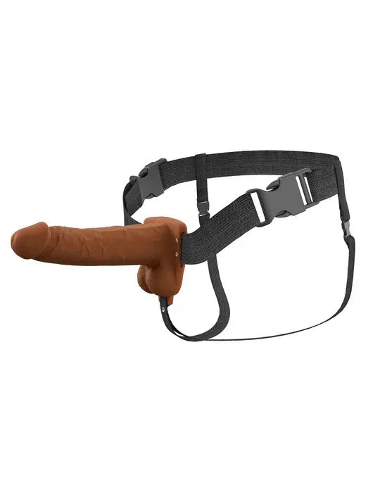Fantasy X-Tensions Elite (Light) – 7 Inch Vibrating Hollow Silicone Strap-On > Dildos > Strap On Harnesses - Tophatter Daily Deals