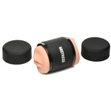Mistress Double Shot Mini Masturbators Mouth and Pussy Medium Tone > Sex Toys For Men > Masturbators > Manual - Tophatter Daily Deals