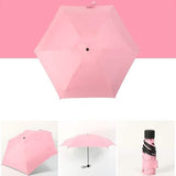 Pocket Folding Umbrella Pink Outdoor Recreation - Tophatter Daily Deals