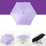 Pocket Folding Umbrella Purple Outdoor Recreation - Tophatter Daily Deals