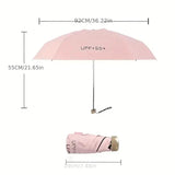 Pocket Windproof UV50 Anti-sunburn Rain Umbrella Outdoor Recreation - Tophatter Daily Deals