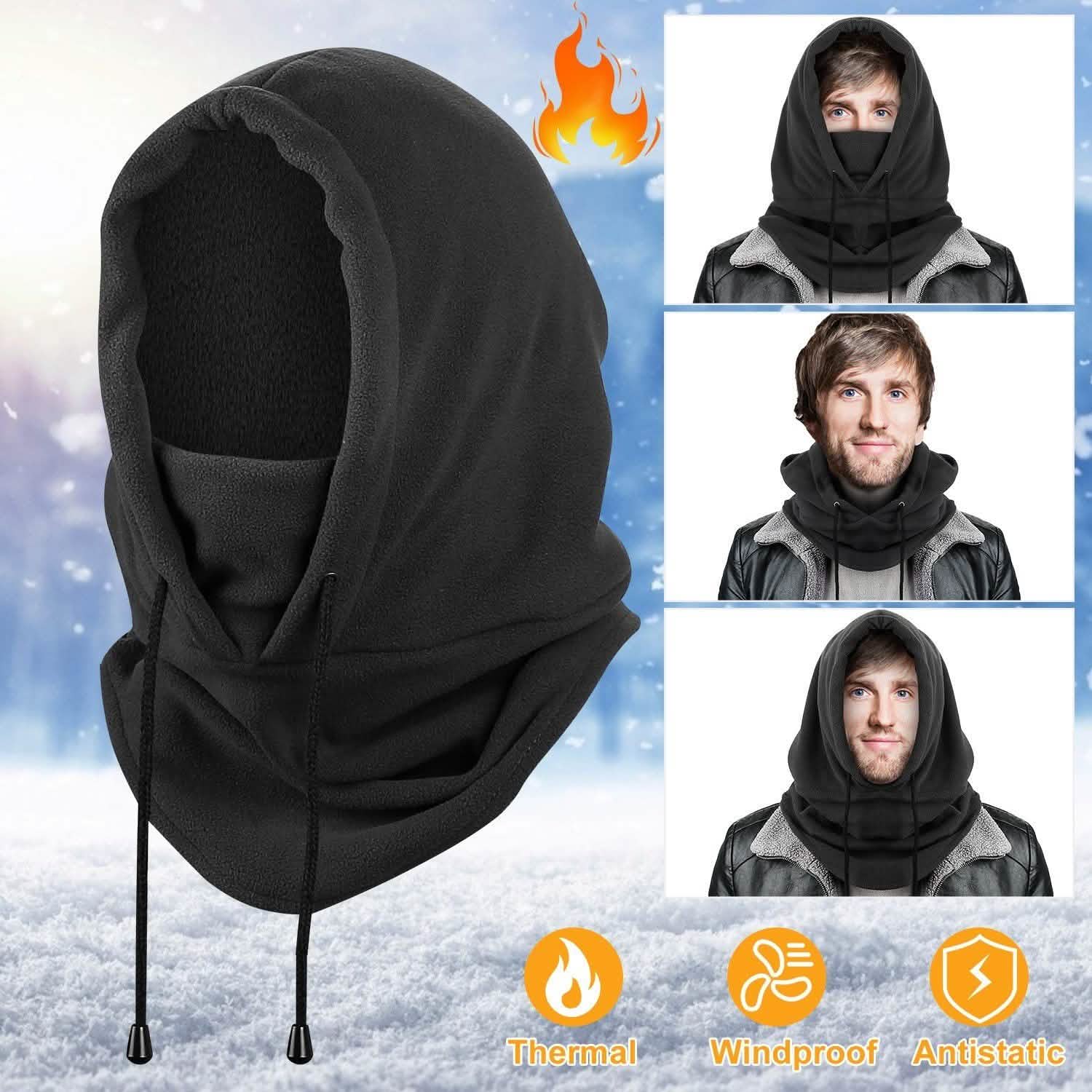 Polar Fleece Ski Mask Winter Thermal Balaclava Hat Hats - Tophatter Daily Deals