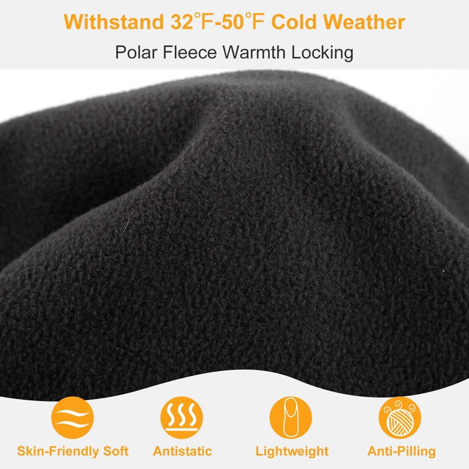 Polar Fleece Ski Mask Winter Thermal Balaclava Hat Hats - Tophatter Daily Deals