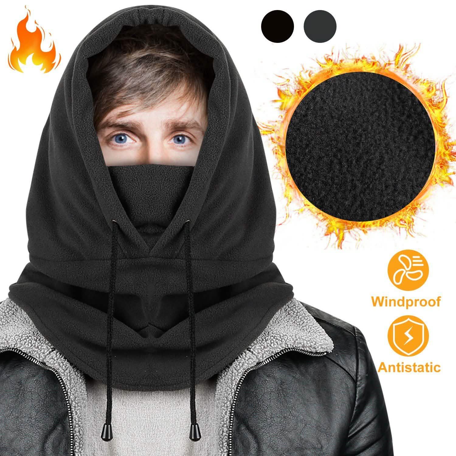 Polar Fleece Ski Mask Winter Thermal Balaclava Hat Hats - Tophatter Daily Deals