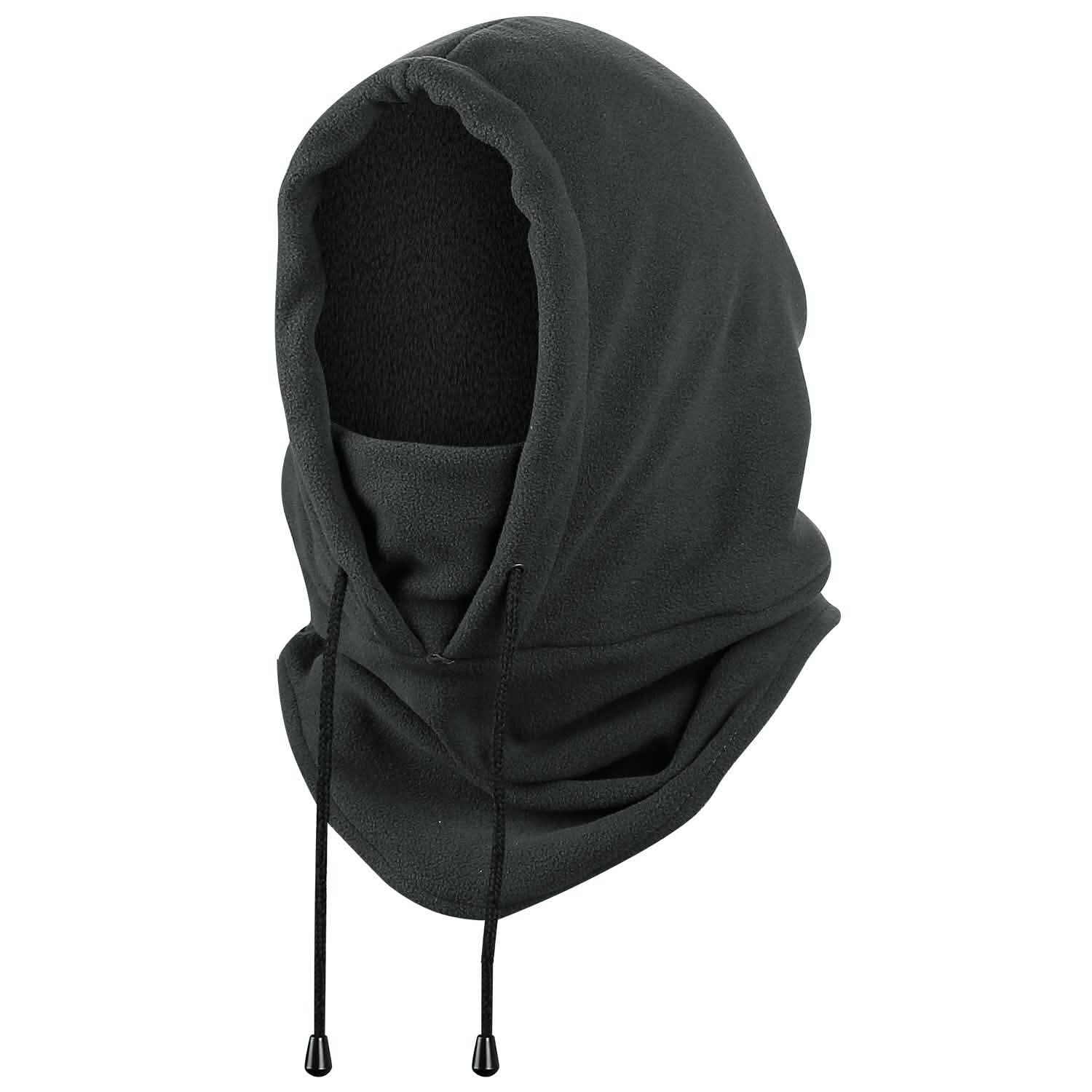 Polar Fleece Ski Mask Winter Thermal Balaclava Hat Gray Hats - Tophatter Daily Deals
