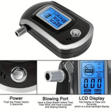 Police-Grade Breathalyzer with LCD Display - AT6000 Alcohol Tester Health & Wellness - Tophatter Daily Deals