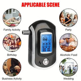 Police-Grade Breathalyzer with LCD Display - AT6000 Alcohol Tester Health & Wellness - Tophatter Daily Deals