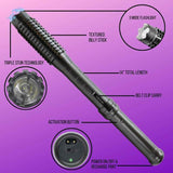 Barbarian Mini 9,000,000 Stun Baton Flashlight Combo Stun Guns - Tophatter Daily Deals