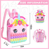 Pop Fidget Unicorn Backpack Toys & Games - Tophatter Daily Deals