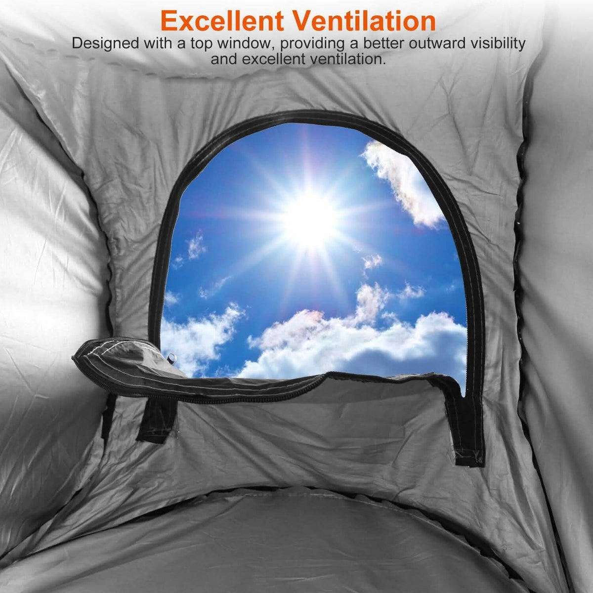 Pop Up Privacy Foldable Tent with Carry Bag Outdoor Recreation - Tophatter Daily Deals