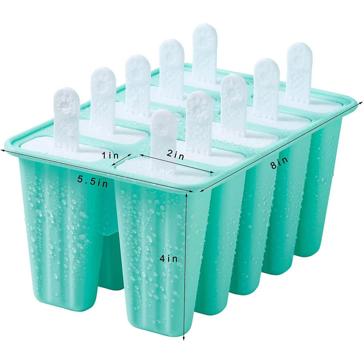 Popsicle Molds Silicone Ice Pop Molds Kitchen Tools & Gadgets - Tophatter Daily Deals