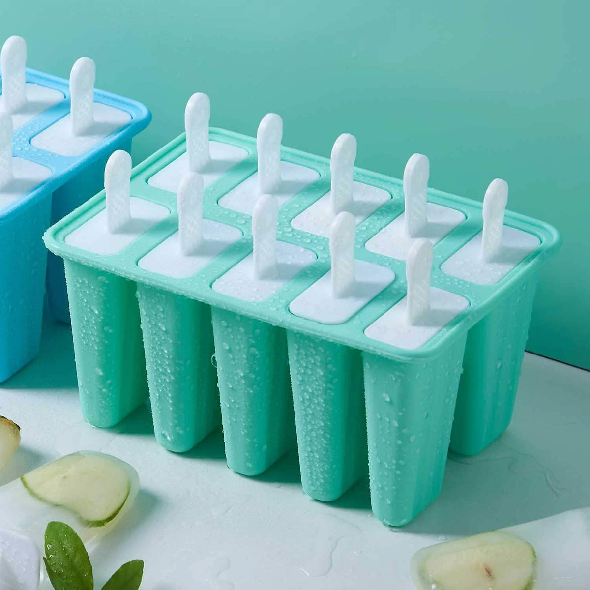 Popsicle Molds Silicone Ice Pop Molds Kitchen Tools & Gadgets - Tophatter Daily Deals