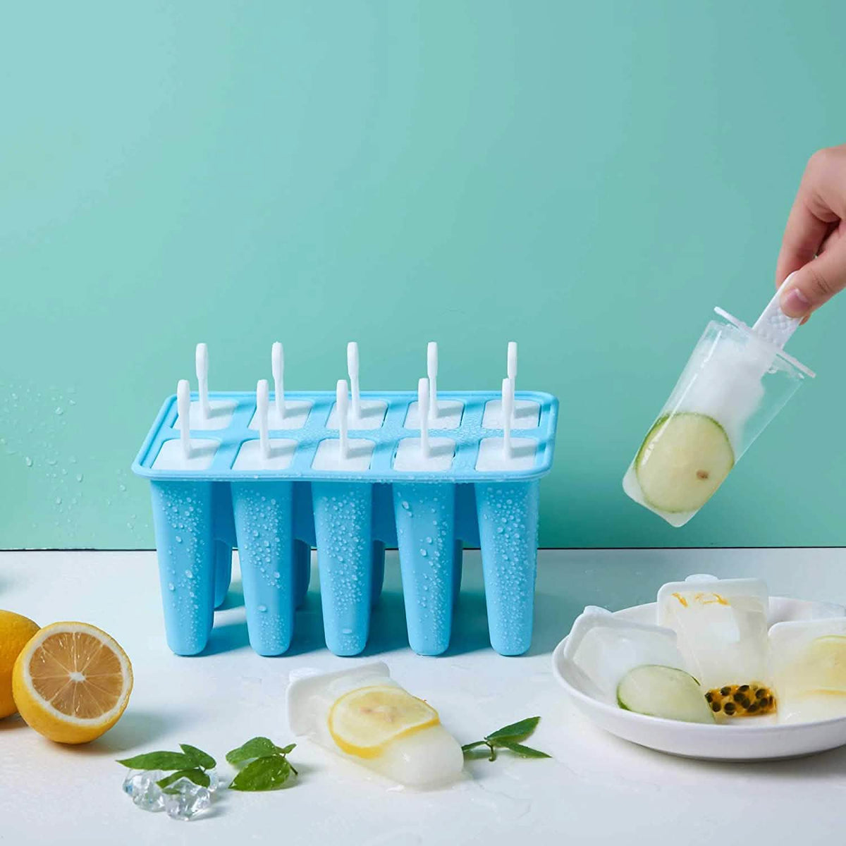 Popsicle Molds Silicone Ice Pop Molds Kitchen Tools & Gadgets - Tophatter Daily Deals
