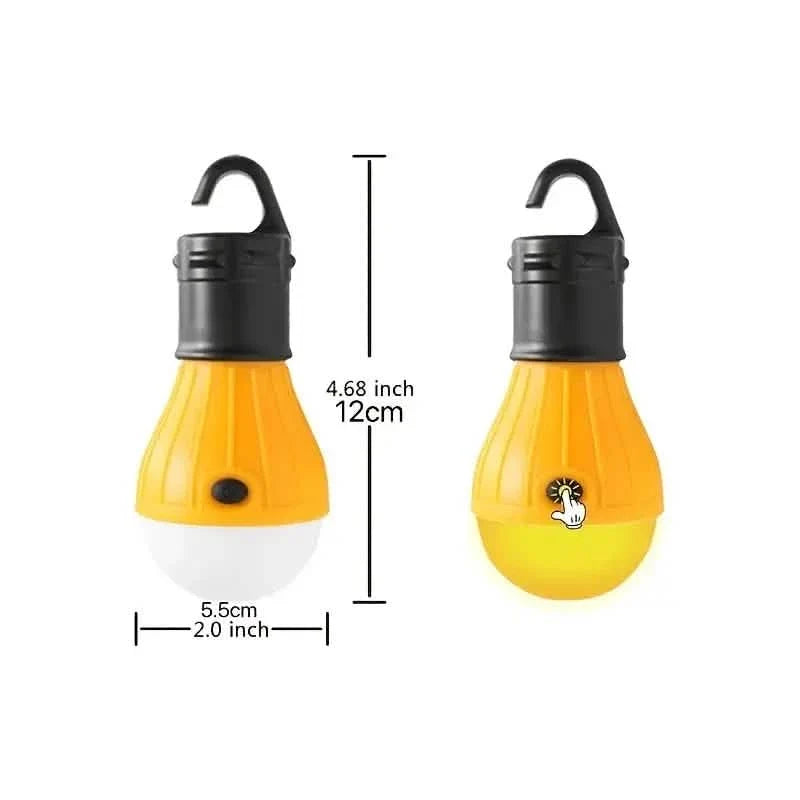 Portable 3LED Outdoor Hook Pendant Lights Outdoor Lighting - Tophatter Daily Deals