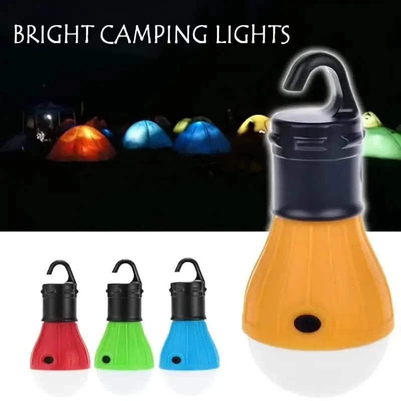 Portable 3LED Outdoor Hook Pendant Lights Outdoor Lighting - Tophatter Daily Deals