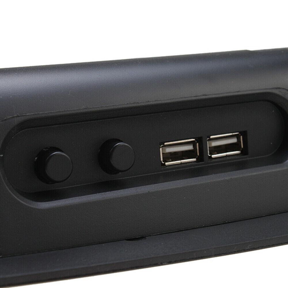 Portable 5 Fans Cooling Pad LED Light Radiator Cooling Pad - Tophatter Daily Deals