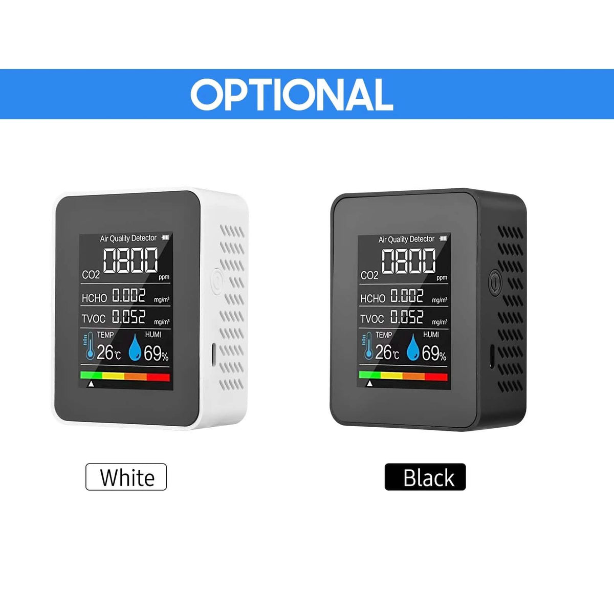 Portable Air Quality Monitor Health & Wellness - Tophatter Daily Deals