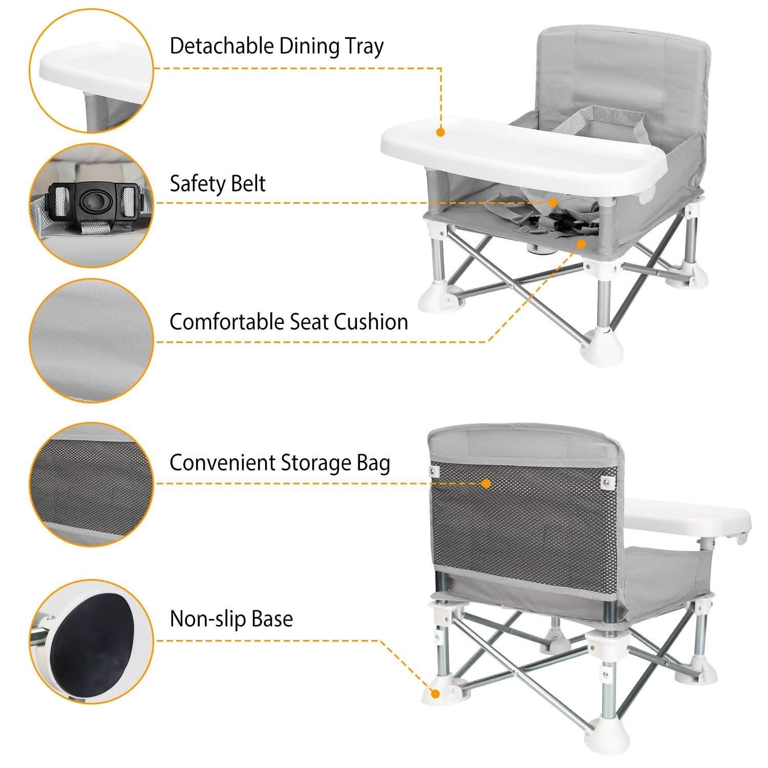 Portable Baby Travel Booster Seat Baby Gear - Tophatter Daily Deals