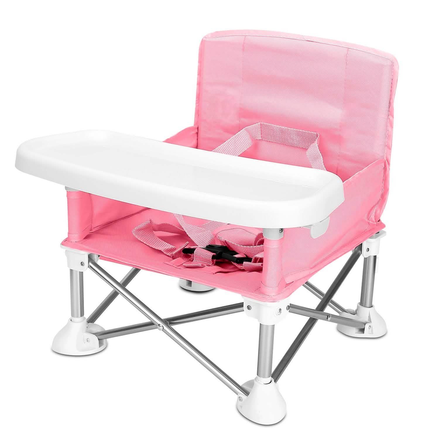 Portable Baby Travel Booster Seat Pink Baby Gear - Tophatter Daily Deals