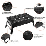 Portable Barbecue Grill Foldable Charcoal Outdoor Recreation - Tophatter Daily Deals