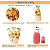 Portable Blender Bottle Electric Juicer Kitchen Appliances - Tophatter Daily Deals