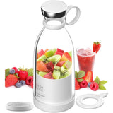 Portable Blender Bottle Electric Juicer White Kitchen Appliances - Tophatter Daily Deals
