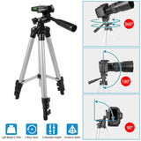 Portable Camera Tripod 45" Adjustable Camera Stand Cameras & Drones - Tophatter Daily Deals