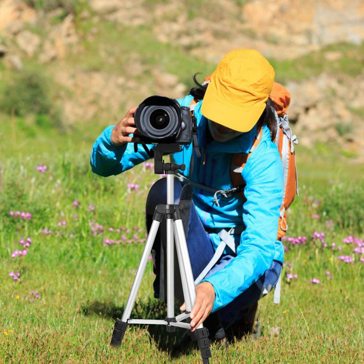 Portable Camera Tripod 45" Adjustable Camera Stand Cameras & Drones - Tophatter Daily Deals