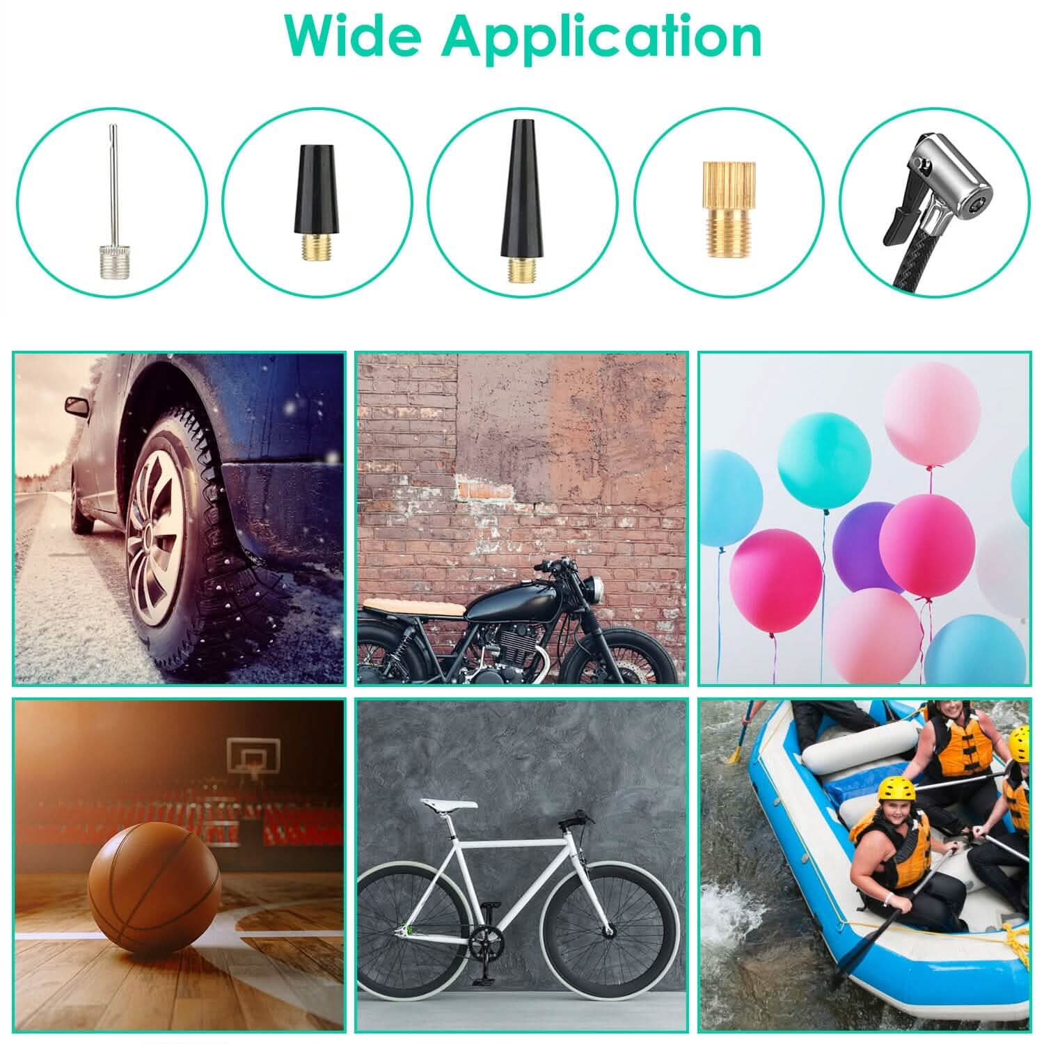Portable Car Compressor Wireless Electric Air Pump 150 PSI with LED Light Automotive - Tophatter Daily Deals