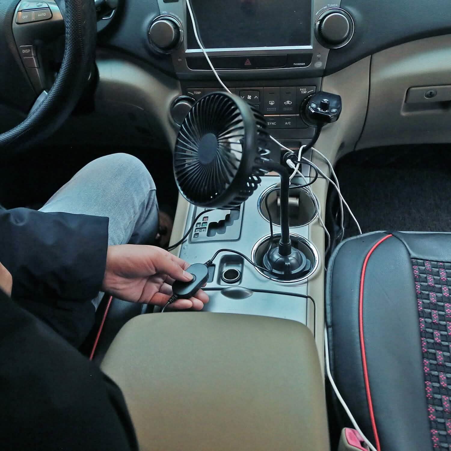 Portable Car Cooling Fan Automotive - Tophatter Daily Deals